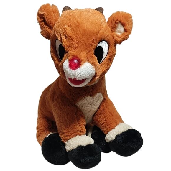 Plush Reindeer Toy -‎ Brown and Black - Picture 2 of 6